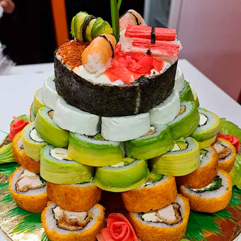 Torta de Sushi 80 Piezas – Central Sushi